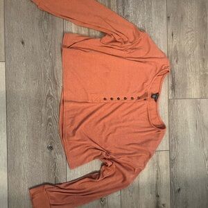 525 America Orange Crop Top